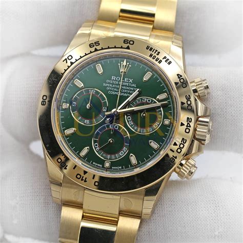 rolex daytona green dial 116508